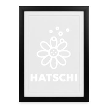 Magie de la Fleur de Hatschi - Affiche encadrée (27 × 37 cm) - noir - Devant