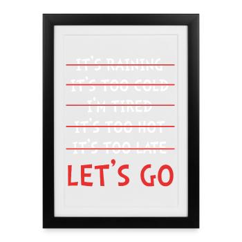 Workaholic Sayings - Framed poster (27 × 37 cm) - black - Front