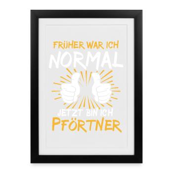 Gatekeeper Saying - Framed poster (27 × 37 cm) - black - Front