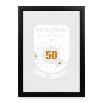 Édition spéciale Top Condition 50 ans 1976 sept. - Affiche encadrée (27 × 37 cm) - noir - Devant
