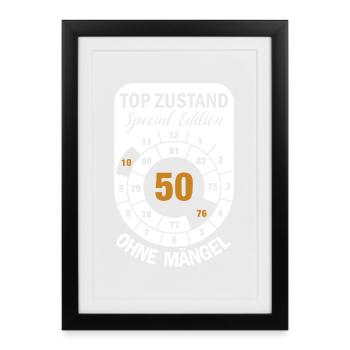 Top Condition Special Edition 50 Years 1976 October - Framed poster (27 × 37 cm) - black - Front