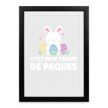 hUMOUR EASTER - Framed poster (27 × 37 cm) - black - Front