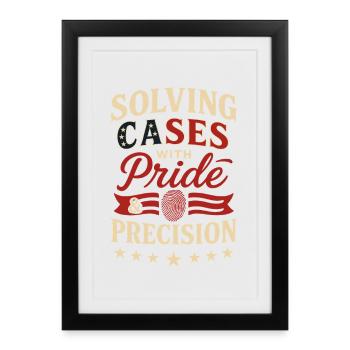 Forensic Nurse Practitioner Pride & Precision - Framed poster (27 × 37 cm) - black - Front