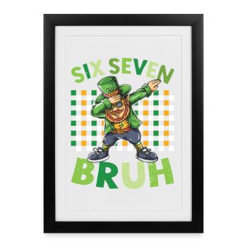 Leprechaun St. Patrick's Day - Framed poster (27 × 37 cm) - black - Front
