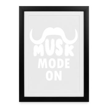 PHOTOGRAPHY MUSK OXEN - Framed poster (27 × 37 cm) - black - Front