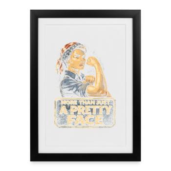 Féminisme Féministe Féministe - Affiche encadrée (27 × 37 cm) - noir - Devant
