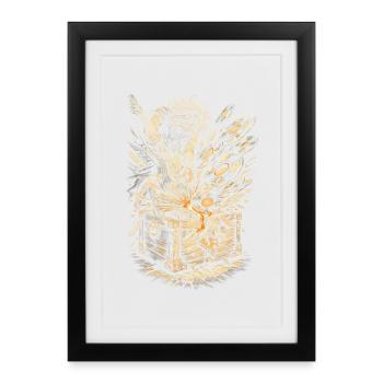 Disques vinyles de collection Vinyl Vinyl Collections - Affiche encadrée (27 × 37 cm) - noir - Devant