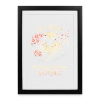 Cherry Blossom Sakura Cherry Blossom - Framed poster (27 × 37 cm) - black - Front