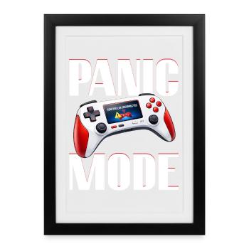Gaming Gamer Video Games Controllers Gaming Gamers - Framed poster (27 × 37 cm) - black - Front
