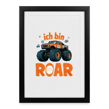 J’ai 5 ans - Enfants d’anniversaire - Affiche encadrée (27 × 37 cm) - noir - Devant