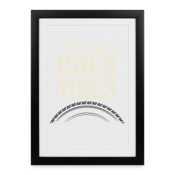 Track Day Brake Dust Hpde Track Car Autocross - Framed poster (27 × 37 cm) - black - Front