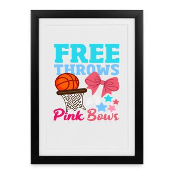 Lancers francs ou basket à force - Affiche encadrée (27 × 37 cm) - noir - Devant