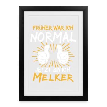 Melker Spruch - Framed poster (27 × 37 cm) - black - Front