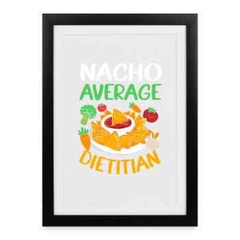 Diet Dietician - Framed poster (27 × 37 cm) - black - Front