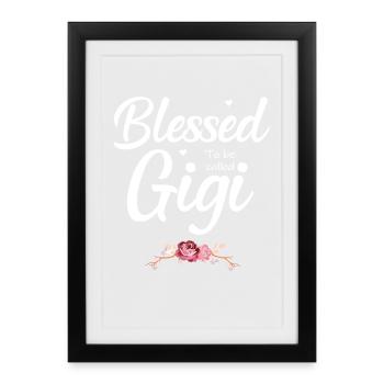 Proud to Be Called Gigi Shirt - Framed poster (27 × 37 cm) - black - Front