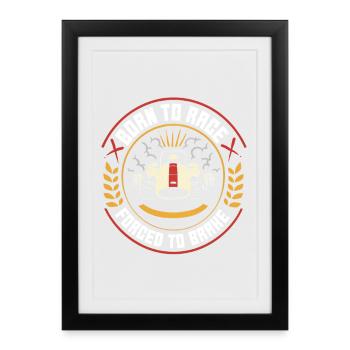 Sport automobile - Affiche encadrée (27 × 37 cm) - noir - Devant