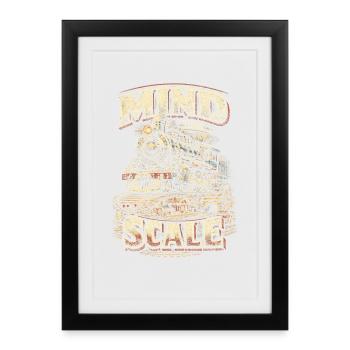 Model Railway Railway Mind The Scale - Framed poster (27 × 37 cm) - black - Front