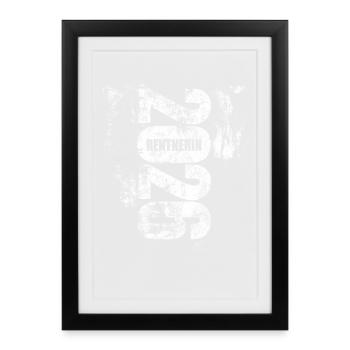 Pensioner 2026 | Finally done - Framed poster (27 × 37 cm) - black - Front