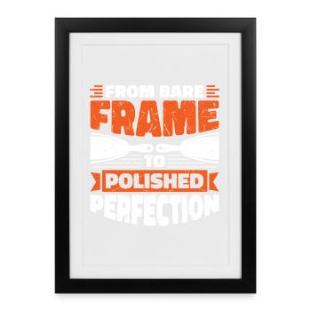 Drywall Drywall Builder Drywall Fitter - Framed poster (27 × 37 cm) - black - Front