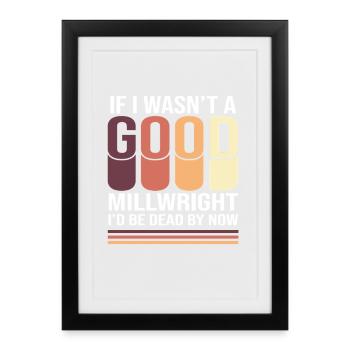 CNC Mechanic Mechanical Engineer Locksmith - Framed poster (27 × 37 cm) - black - Front