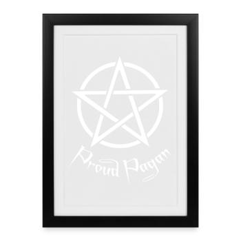 Beltane Blessings May Day Pagan - Framed poster (27 × 37 cm) - black - Front