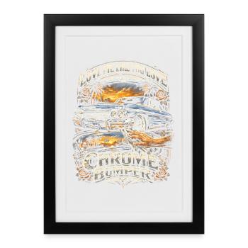 Lowrider Auto - Affiche encadrée (27 × 37 cm) - noir - Devant