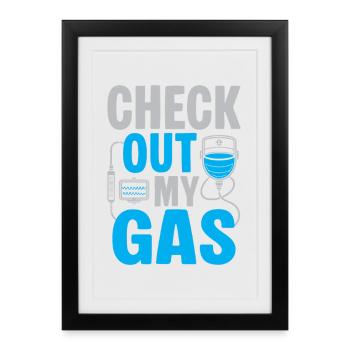 Anesthesiologist Check Out Anesthesia - Framed poster (27 × 37 cm) - black - Front