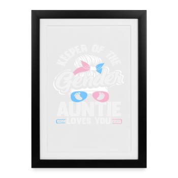 Fête de la Tante Gardienne du Sexe - Affiche encadrée (27 × 37 cm) - noir - Devant