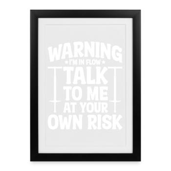  Pogo Stick Champion Bouncing Gravity Pogo Stick - Framed poster (27 × 37 cm) - black - Front