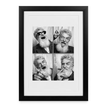 Bande photo de John Brown - Affiche encadrée (27 × 37 cm) - noir - Devant