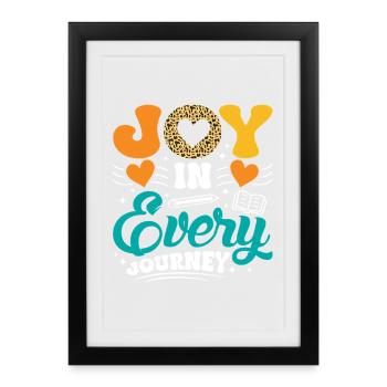 Geschenke für ESE-Lehrer - Gerahmtes Poster (27 × 37 cm) - Schwarz - Vorne