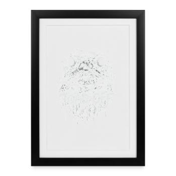 Toad Off Internet Meme Frog - Framed poster (27 × 37 cm) - black - Front