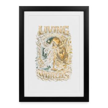 Gothique de fées du noyau des fées - Affiche encadrée (27 × 37 cm) - noir - Devant