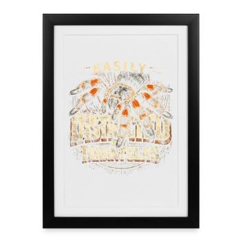 Tarantula Easily Distracted By Tarantulas - Framed poster (27 × 37 cm) - black - Front