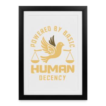 radicalized by fundamental - Framed poster (27 × 37 cm) - black - Front