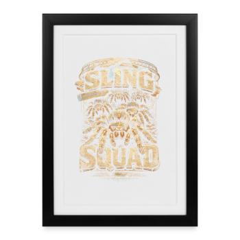 Escouade de Sling Tarentula - Affiche encadrée (27 × 37 cm) - noir - Devant