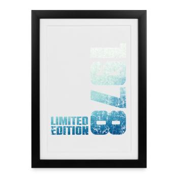 48th Anniversary Man Woman 48 Years 1978 Gift - Framed poster (27 × 37 cm) - black - Front