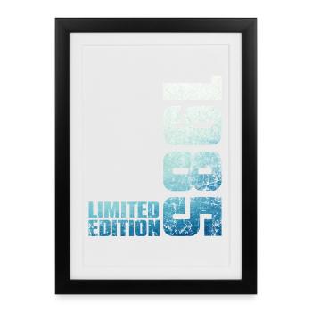 41st Birthday Man Woman 41 Year Old 1985 Gift - Framed poster (27 × 37 cm) - black - Front