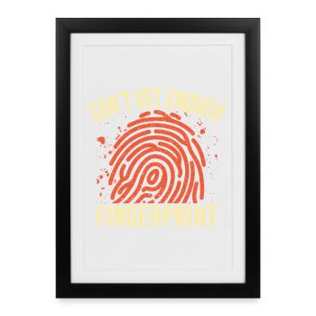 Forensic Science Major Can ́t Enough - Framed poster (27 × 37 cm) - black - Front