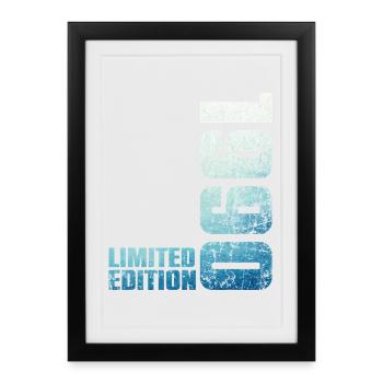 36th Birthday Man Woman 36 Year Old 1990 Gift - Framed poster (27 × 37 cm) - black - Front