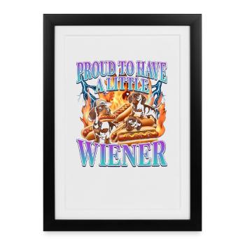 Fier d’avoir un peu de Viennois - Affiche encadrée (27 × 37 cm) - noir - Devant