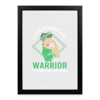 Donneur d’organes, donneur d’organes, donneur d’organes, donneur de foie. - Affiche encadrée (27 × 37 cm) - noir - Devant