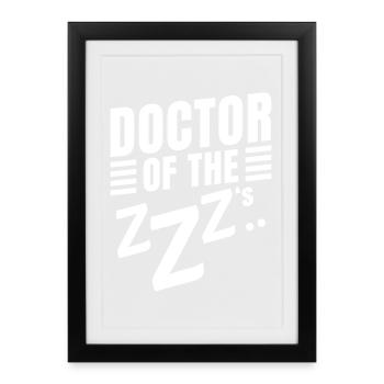 Anesthesiologist Doctor Of ZZZ Specialist - Gerahmtes Poster (27 × 37 cm) - Schwarz - Vorne