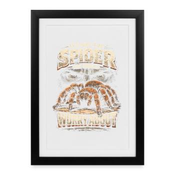 Tarantula Not The Spider You Should Worry About - Framed poster (27 × 37 cm) - black - Front