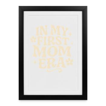 Première idée de cadeau pour la fête des mères : Famille Cool - Affiche encadrée (27 × 37 cm) - noir - Devant