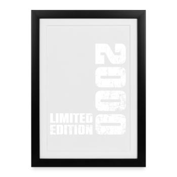 26 Years 2000 Birthday Gift Man Woman - Framed poster (27 × 37 cm) - black - Front