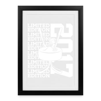 LIMITED EDITION 2017 EISHOCKEY 9. GEBURTSTAG - Framed poster (27 × 37 cm) - black - Front