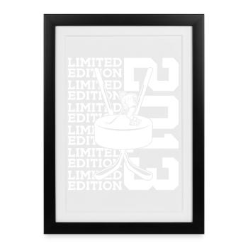 LIMITED EDITION 2013 EISHOCKEY 13. GEBURTSTAG - Framed poster (27 × 37 cm) - black - Front