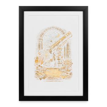 Astronomy Astronomer - Framed poster (27 × 37 cm) - black - Front