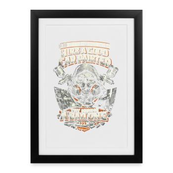 Vehicle Painter Car Painter Painter - Framed poster (27 × 37 cm) - black - Front